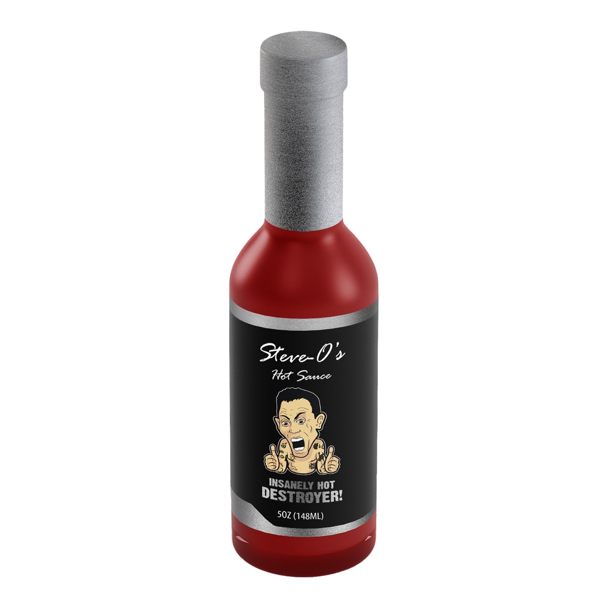 Steve-O'S Hot Sauce - Destroyer Hot Sauce | With Garlic, Scorpion, Naga Jolokia, And Carolina Reaper Peppers For Tacos, Bbq, Pot