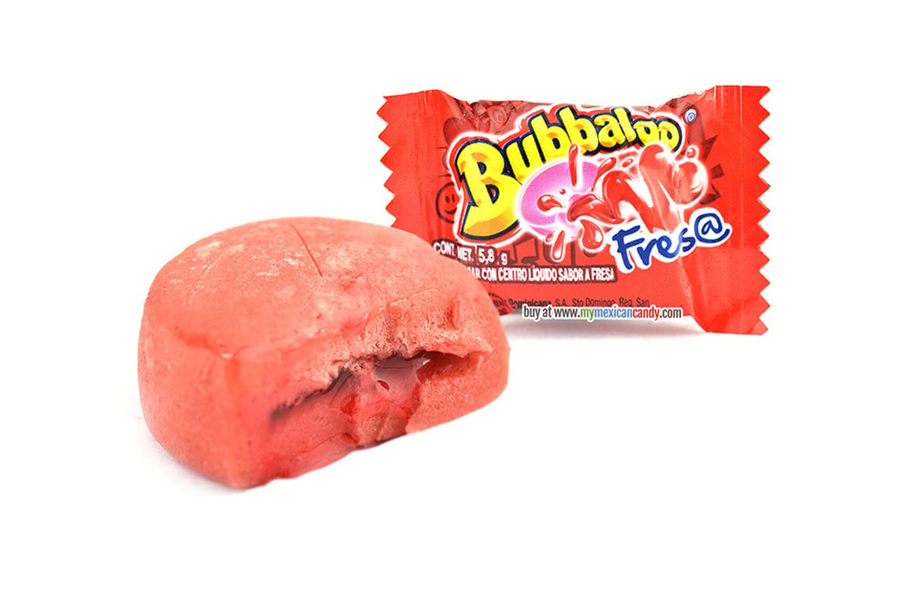 Mexican Bubble Gum Variety Pack, 150 Pcs. Authentic Bubblegum Fruit Flavors, Banana, Strawberry, And Blueberry, By Don Turinos