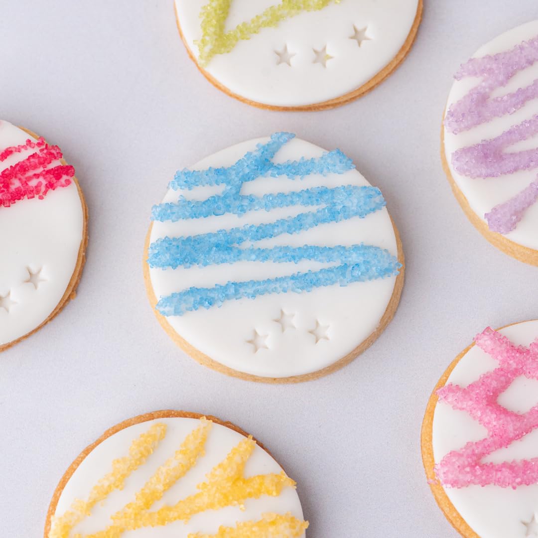 Sweets Indeed Sprinkles 6 Cell Edible Mix Jimmies Perfect For Cake Decorations Baking Ice Cream Cookies Cupcake Topper (Natural