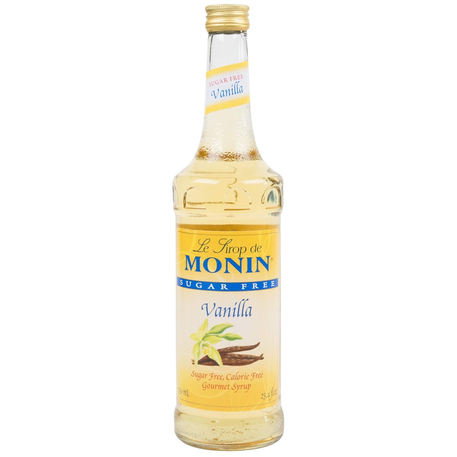 Monin Vanilla Syrup, Gluten-Free, Non-GMO, 750 ML