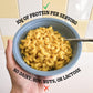 GrownAs Vegan Mac & Cheese Variety 4 Pack - 25g Protein, Dairy Free, Easy to Prepare, Non-GMO