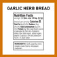 The Spice Hunter Bread Seasoning Blend Jar, Garlic Herb, 2.5 Ounce