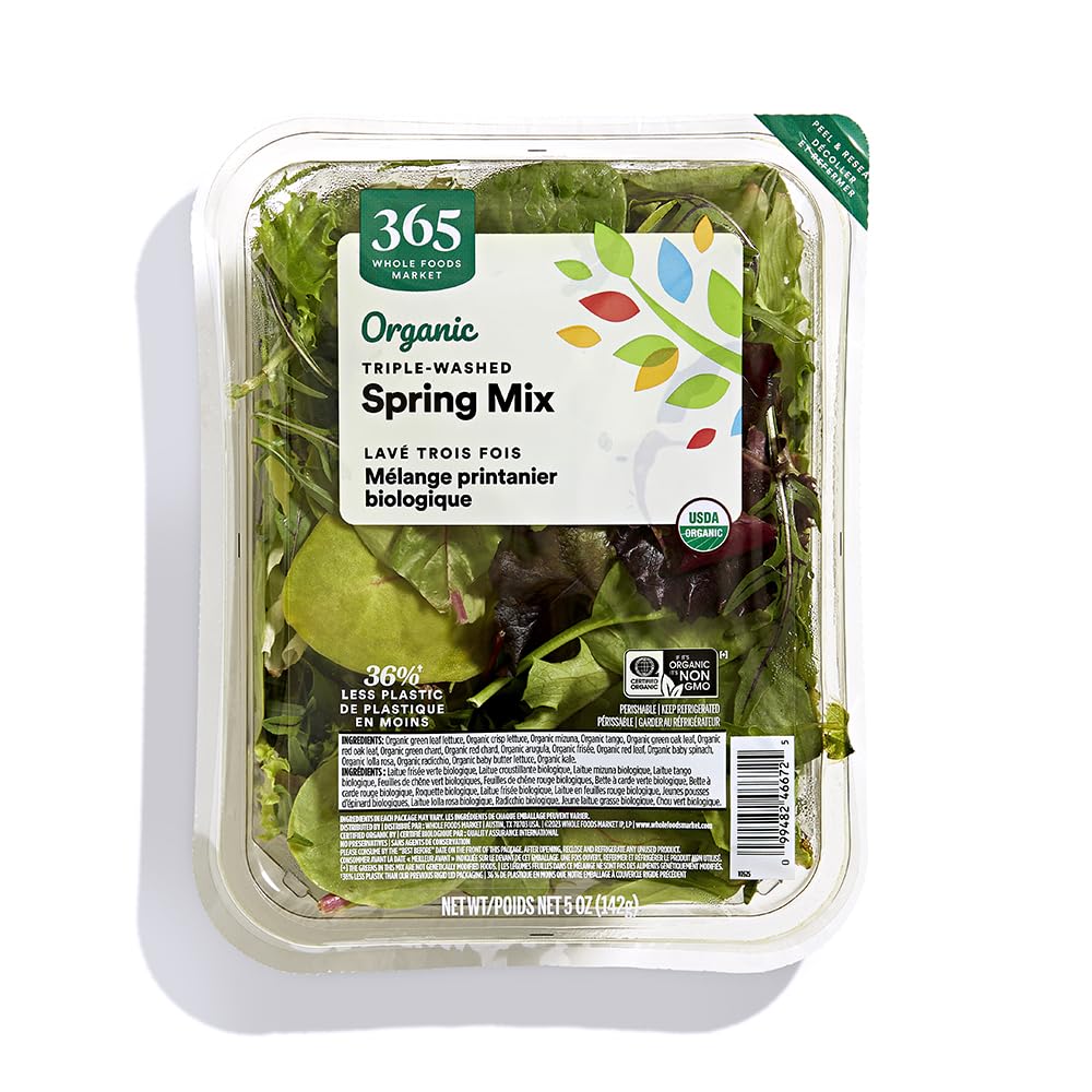 Whole Foods Market, Organic Spring Mix, 5 oz