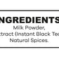 Quiktea Unsweetened Masala Chai Tea Latte - 10 Count Single Box - All Natural Preservative Free Authentic Chai