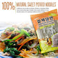 APEXY Sweet Potato Glass Noodles Straight Cut, Japchae Noodles, Korean Vermicelli Pasta, Fat-free and Gluten-free, 100% Sweet Po