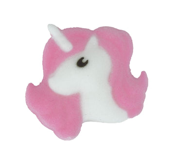 Lucks Dec-Ons Decorations Molded Sugar/Cup-Cake Topper, Lovely Little Unicorn, 1.375 Inch, 80 Count