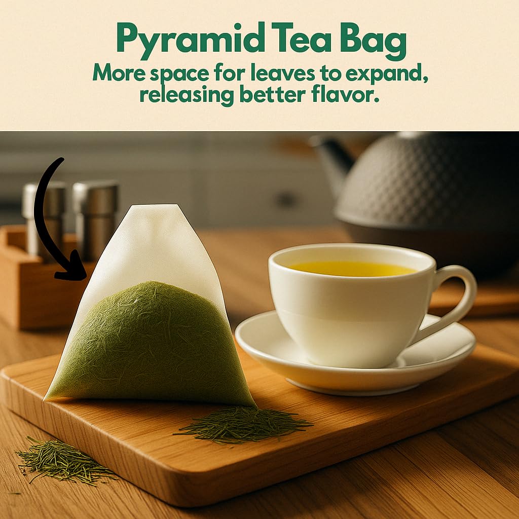 Tozzy Organic Yerba Mate Tea  Unsmoked - 100 Count  Plant-Based Pyramid Tea Bags
