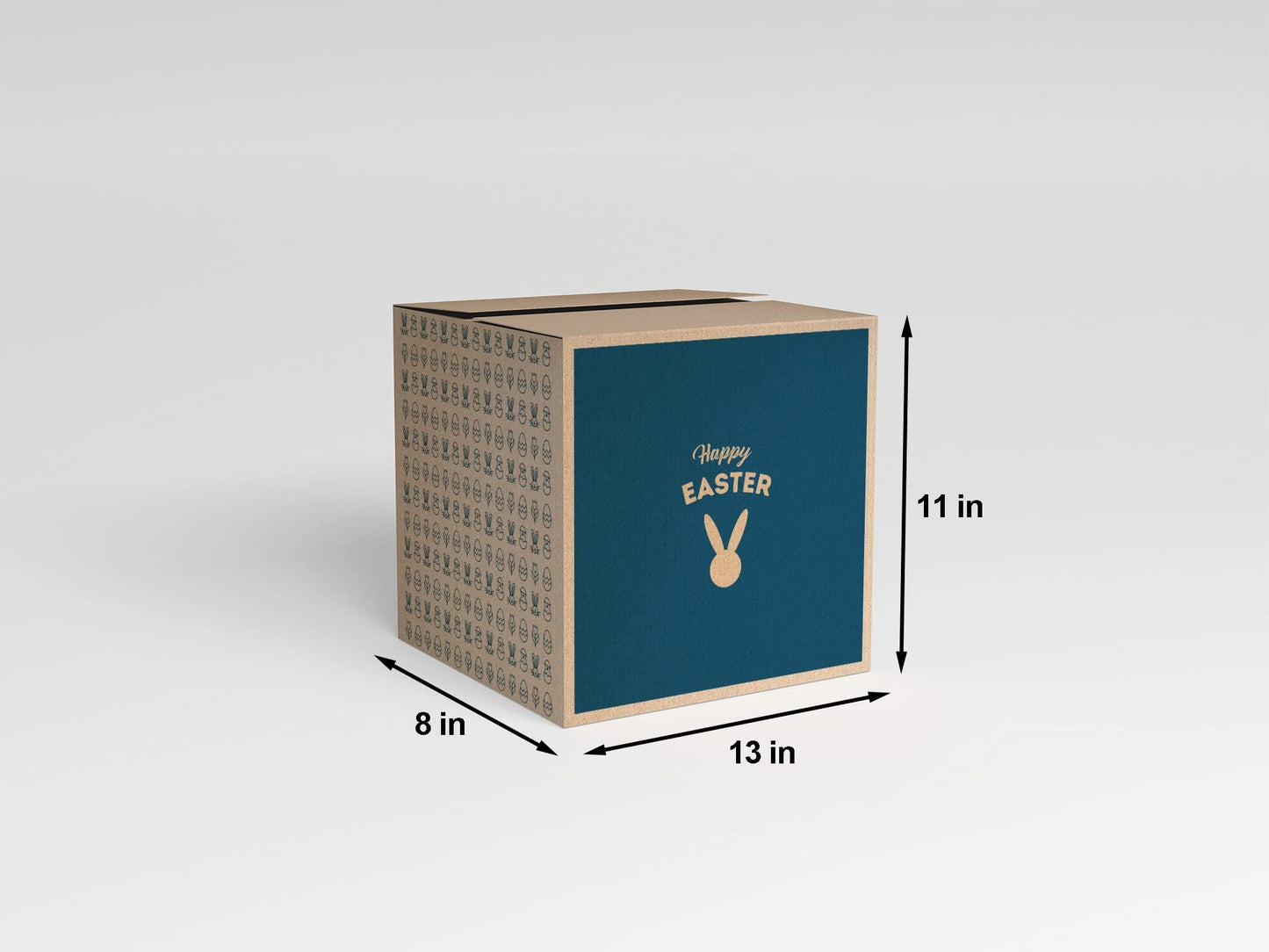 CRAVEBOX Brown Easter Basket - 45ct Filled with Plush Bunny, Candy, Snacks,   for Kids and mature-themeds