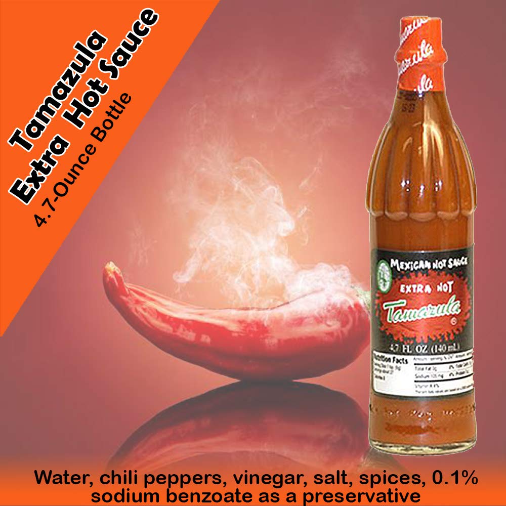 Tamazula, Extra Hot Sauce Bottle, 4.7 Ounce