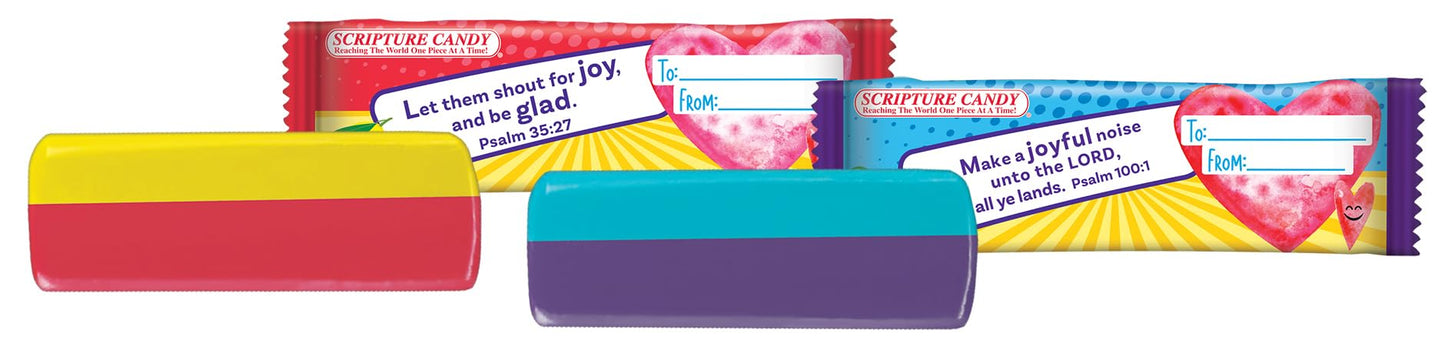Scripture Candy, Valentine Joy Bars, 35 Count