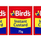 Birds Instant Custard Triple Pack Original Birds English Custard Powder Imported From The Uk England The Best Of British Custard