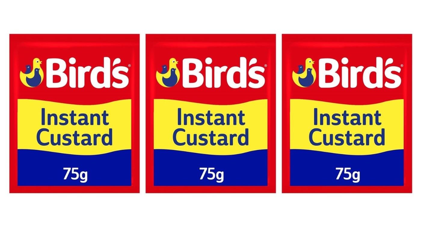 Birds Instant Custard Triple Pack Original Birds English Custard Powder Imported From The Uk England The Best Of British Custard