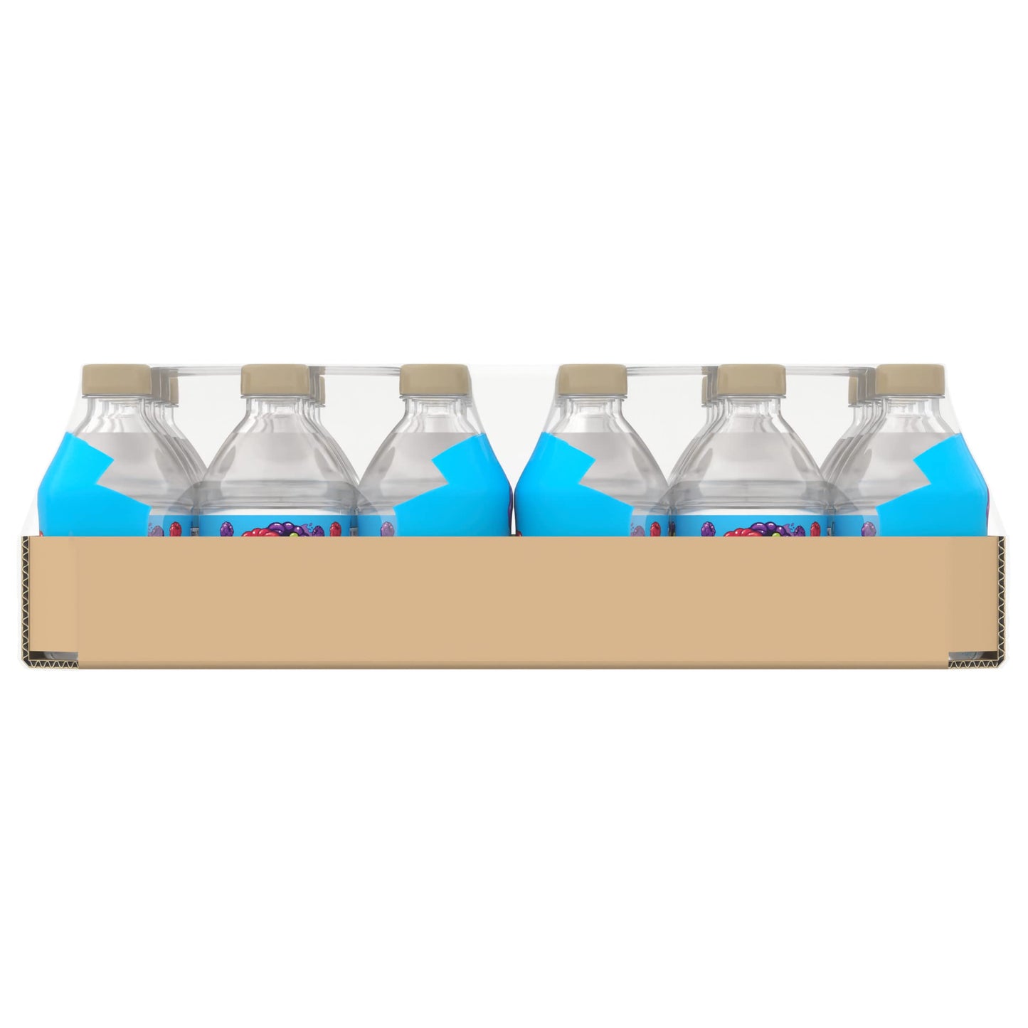 Splash Refresher Wild Berry Flavor Water Beverage, 8 Fl Oz Plastic Bottles (24 Count)