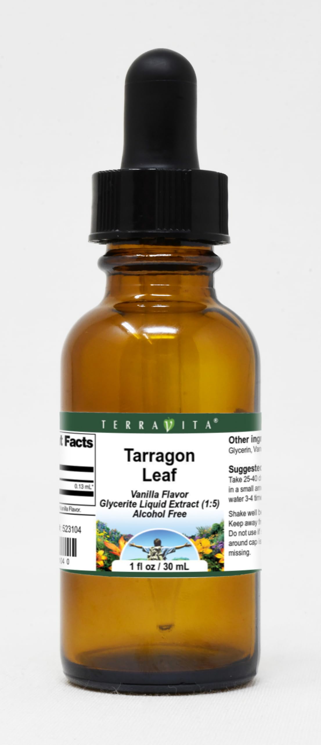 Tarragon Leaf Glycerite Liquid Extract (1:5) - Vanilla Flavored (1 oz, ZIN: 523104)