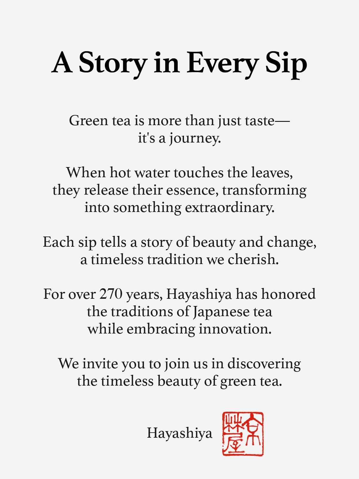 HAYASHIYA Matcha Powder - Shoshin - Kyoto Uji Ceremonial Grade, First Harvest Stone Milled Authentic Japanese Matcha Green Tea P