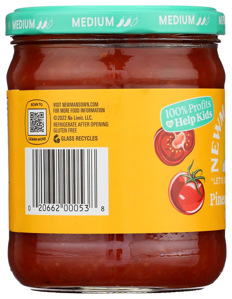 Newmans Own Salsa Pineapple (Pack of 3)