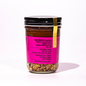 Fine & Raw Hazelnut Butter Spread – Crunchy Chocolate Flavor, Vegan, Organic, 8 Ounces