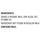 Horizon Organic DHA Omega-3 Milk, DHA Whole Milk, 64 fl oz Half Gallon Carton