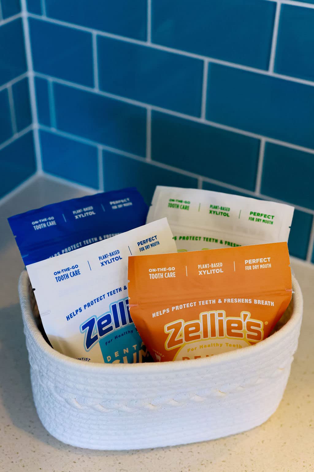 Zellie'S | 100% Xylitol Sugar Free Chewing Gum (Peppermint, 240 Count (Pack Of 1))