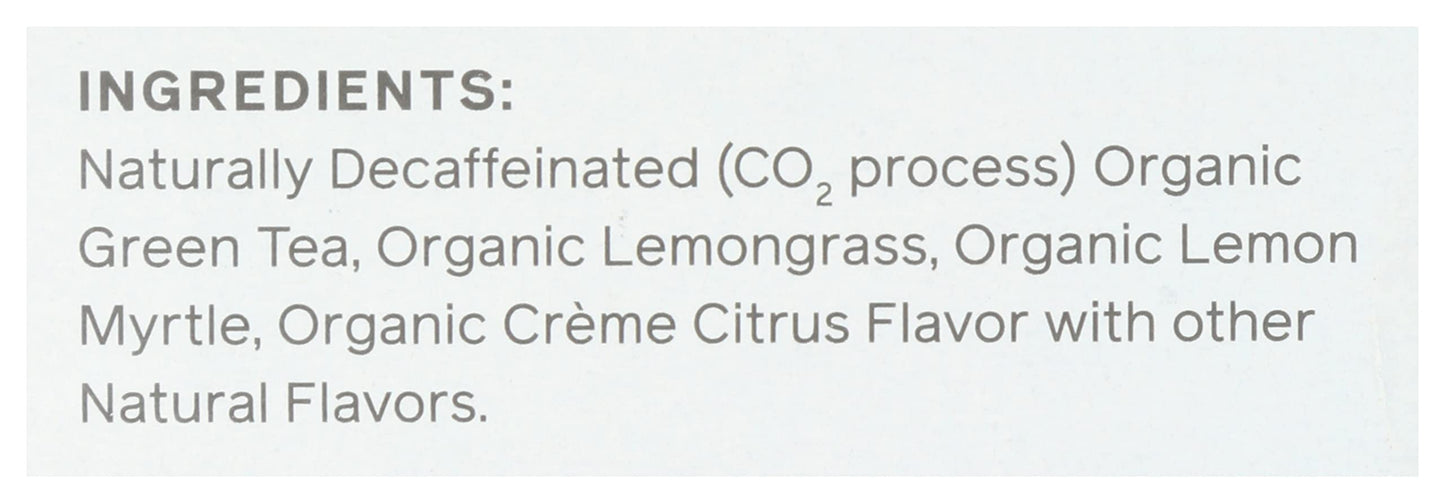 Allegro Tea, Organic Decaf Lemon Green Tea Bags, 20 Ct