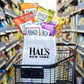 Hal'S New York Kettle Cooked Gluten Free Sea Salt & Cracked Pepper Flavored Potato Chip Crisps, 2 Oz (Pack Of 24)