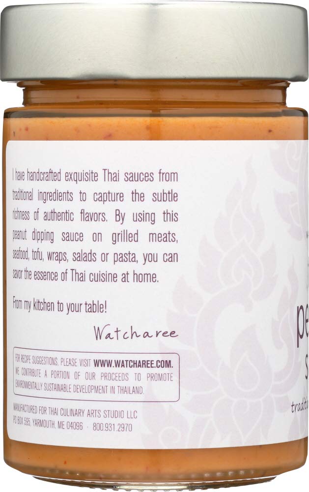 Watcharees Sauce Thai Peanut 12.8 Oz