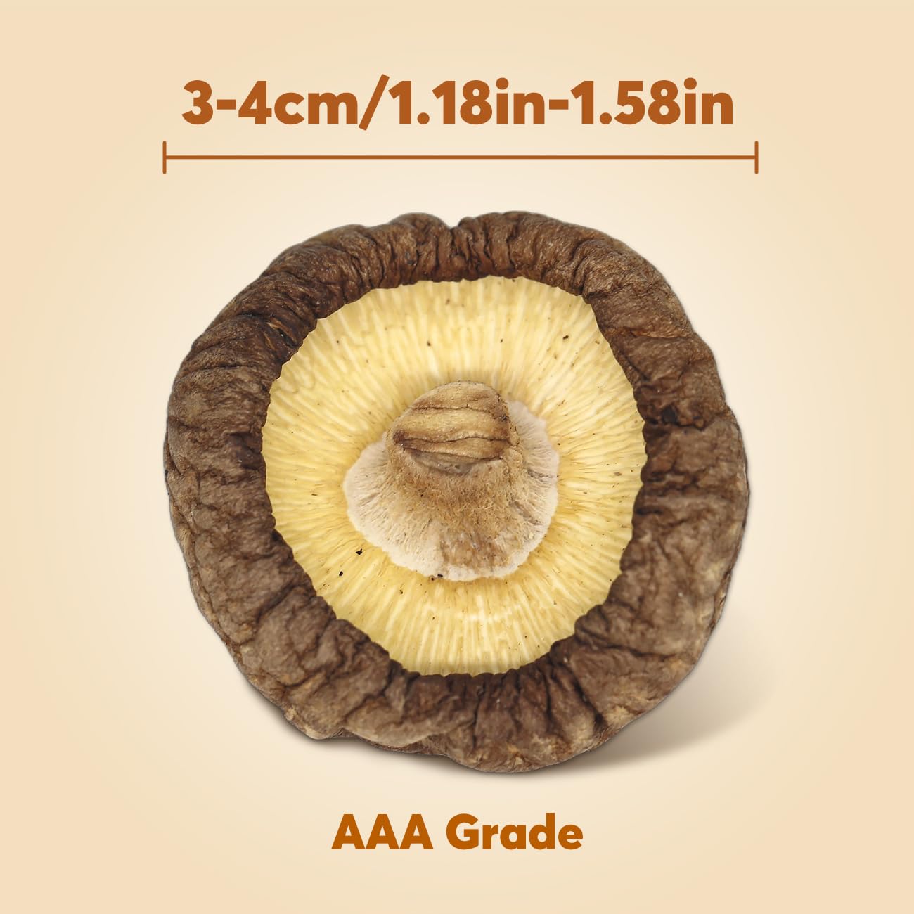 ONETANG Dried Shiitake Mushrooms, Soft Texture, Vacuum Sealed, 8 Oz, Vegan Non-GMO