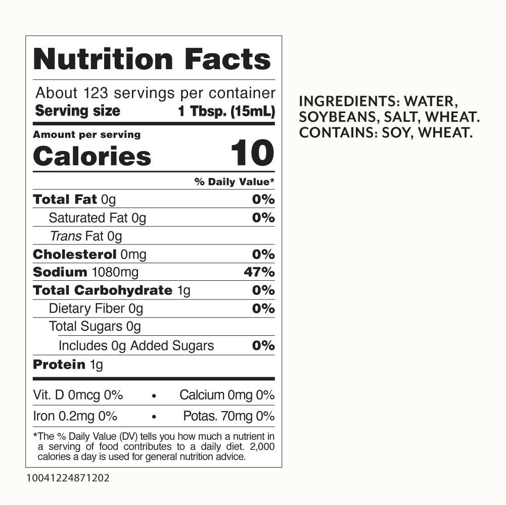 Roland Foods Premium Soy Sauce, Naturally Brewed, 62.5 Ounce Bottle, Pack Of 1