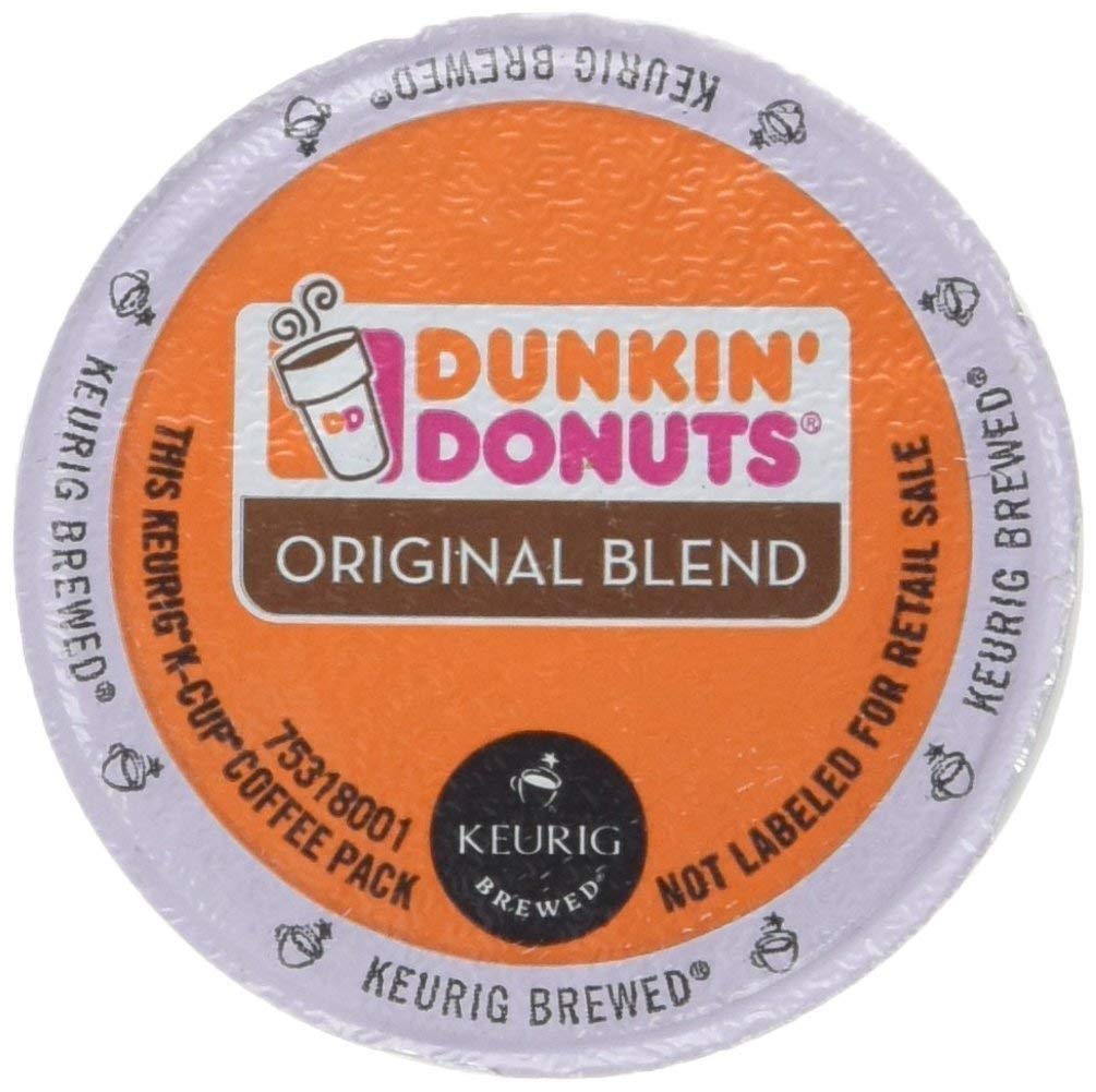 Dunkin Donuts K-Cup Pods Original Blend Coffee, 54 Count, Pack of 1