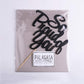 Palasasa So Proud Of You Cake Topper - Congrats Grad, Done, Congratulations, Graduation Party Decorations (Black)