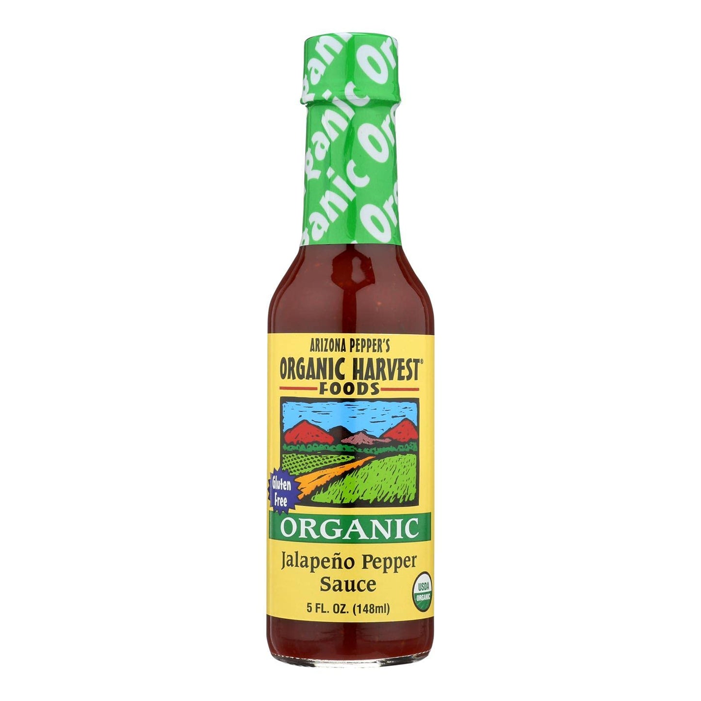 Arizona Peppers Jalapeno Pepper Sauce, 5-Ounce Bottles (Case Of 12)12