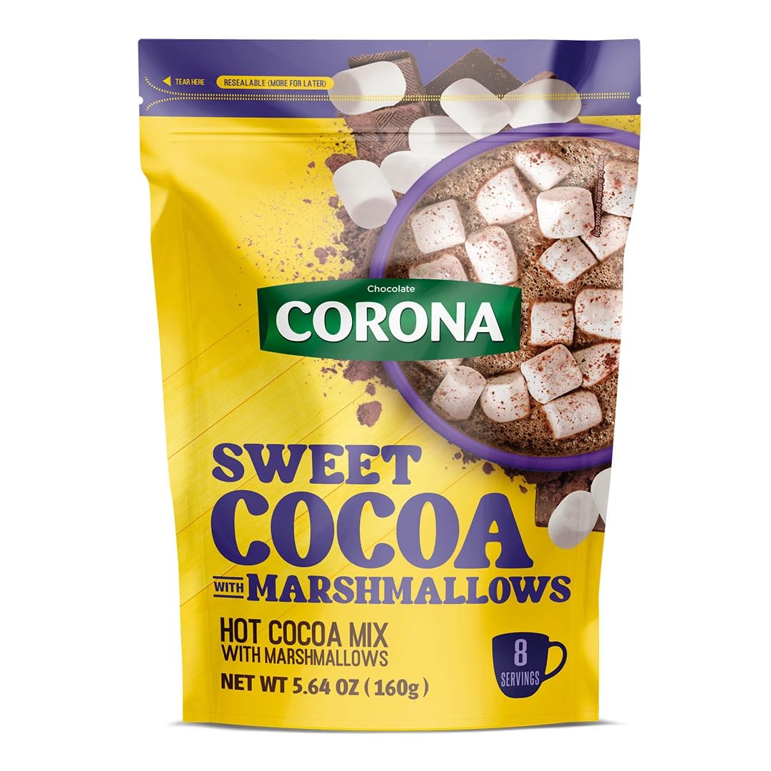 CORONA Instant Cocoa Powder Mix with Marshmallows, 5.64 Ounces, Pack of 1