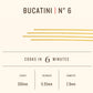 Rummo Italian Pasta Bucatini No.6, Always Al Dente (16 Ounce Package)