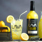 LAVA Premium Ginger Lemonade Mixer, Made with Sicilian Lemon Juice, 33.8 Fl Oz