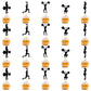Sodasos 20 Pack Gym Cupcake Toppers,Cake & Cupcake Toppers For Woman Fitness Cake Toppers,Biceps Dumbbells Kettlebells Abodomina
