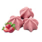 Krunchy Melts Original Sugar Free Meringue Cookies, Strawberry Flavor, 2 Oz, Fat Free, Gluten Free, Dairy Free, Keto Friendly
