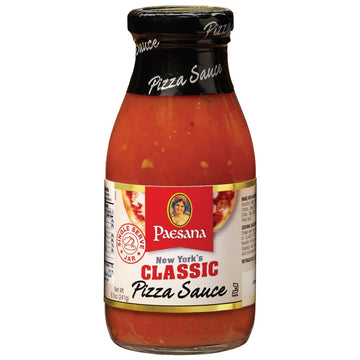 Paesana Classic Pizza Sauce, 8.5 Ounce - Single Serve Jar - enhanced & Natural Ingredients