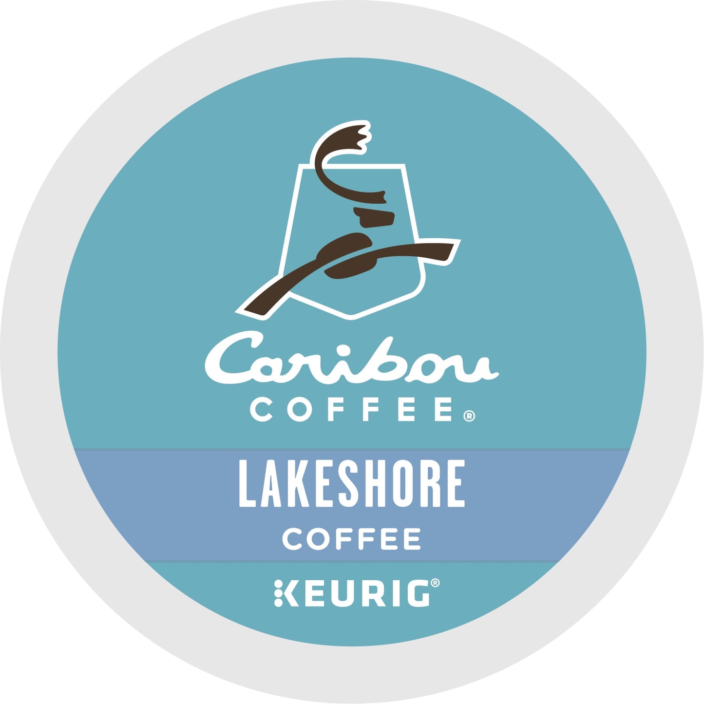 Caribou Coffee Lakeshore Blend Keurig Single-Serve K-Cup Pods, Medium Roast, 24 Count (Pack of 4)
