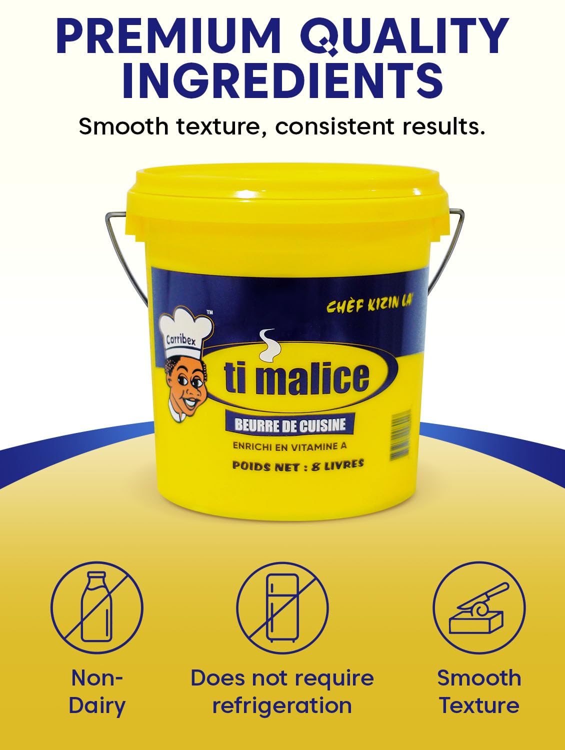 Generic Vegetable Oil Spread - Made in Haiti - 8 Lb