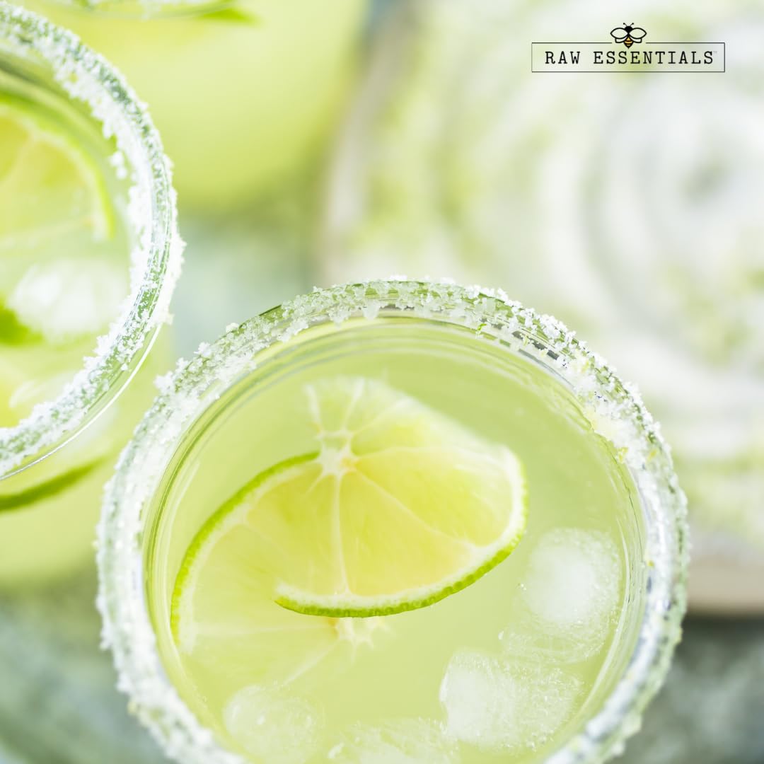Raw Essentials Lime Powder - Tart & Tangy - Ideal For Cooking, Baking, Seasoning, Beverages, And More! - Gluten Free & Vegan - 8
