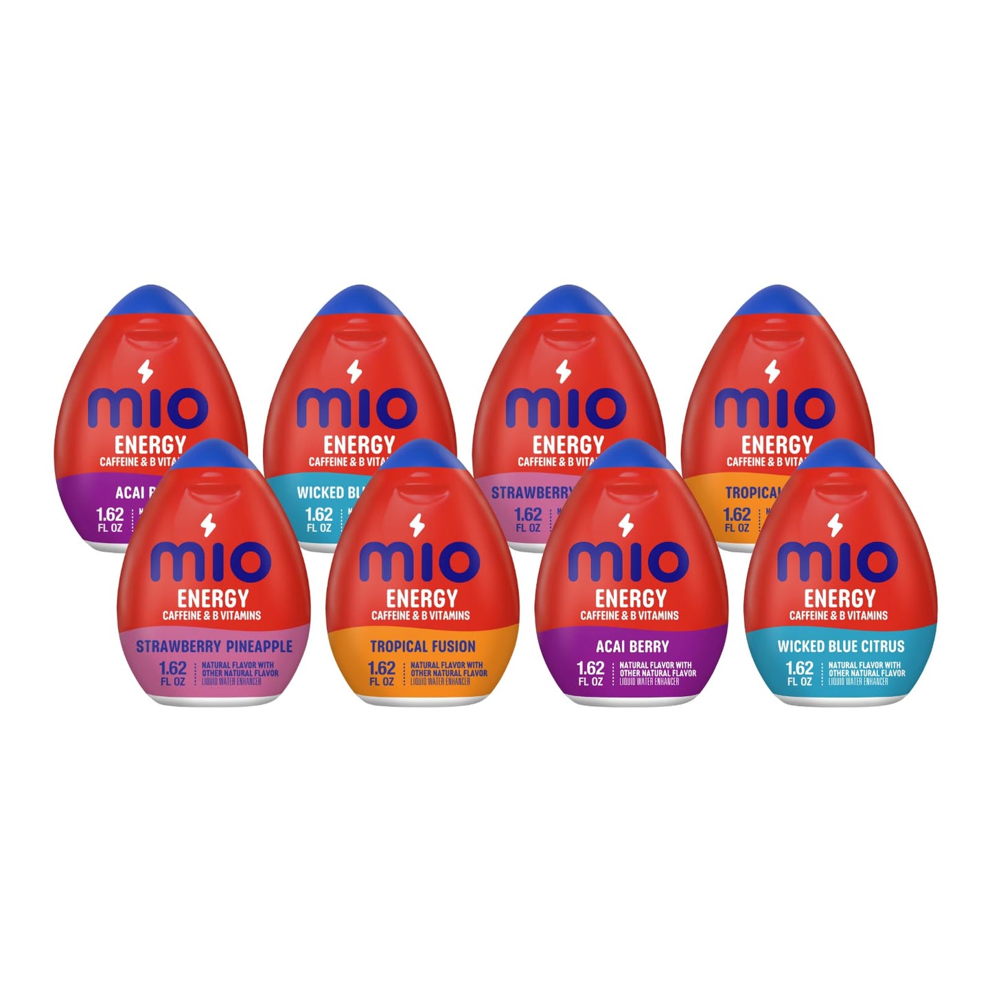 Mio Energy Water Enhancement Variety Pack - 8 Flavors, 12.96 Fl Oz (Pack of 1)