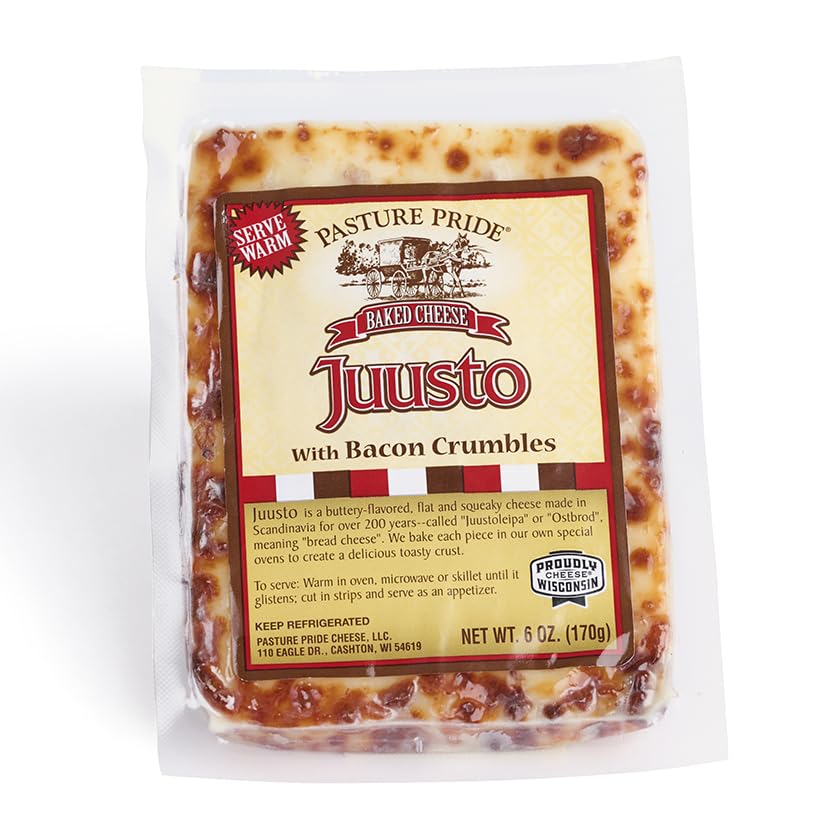 Juusto Variety Baked Bread Cheese-Juusto, Juusto Bacon & Juusto Italiano - 3 Pack