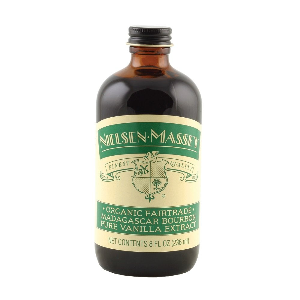 Nielsen-Massey Organic Fairtrade Madagascar spirit-inspired flavor Vanilla Extract, 8 Fl Oz