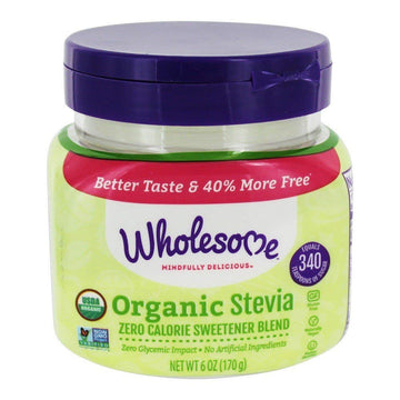 Wholesome Mindfully Delicious Organic Stevia Spoonable Sweetener 6 Ounce (Pack Of 6)