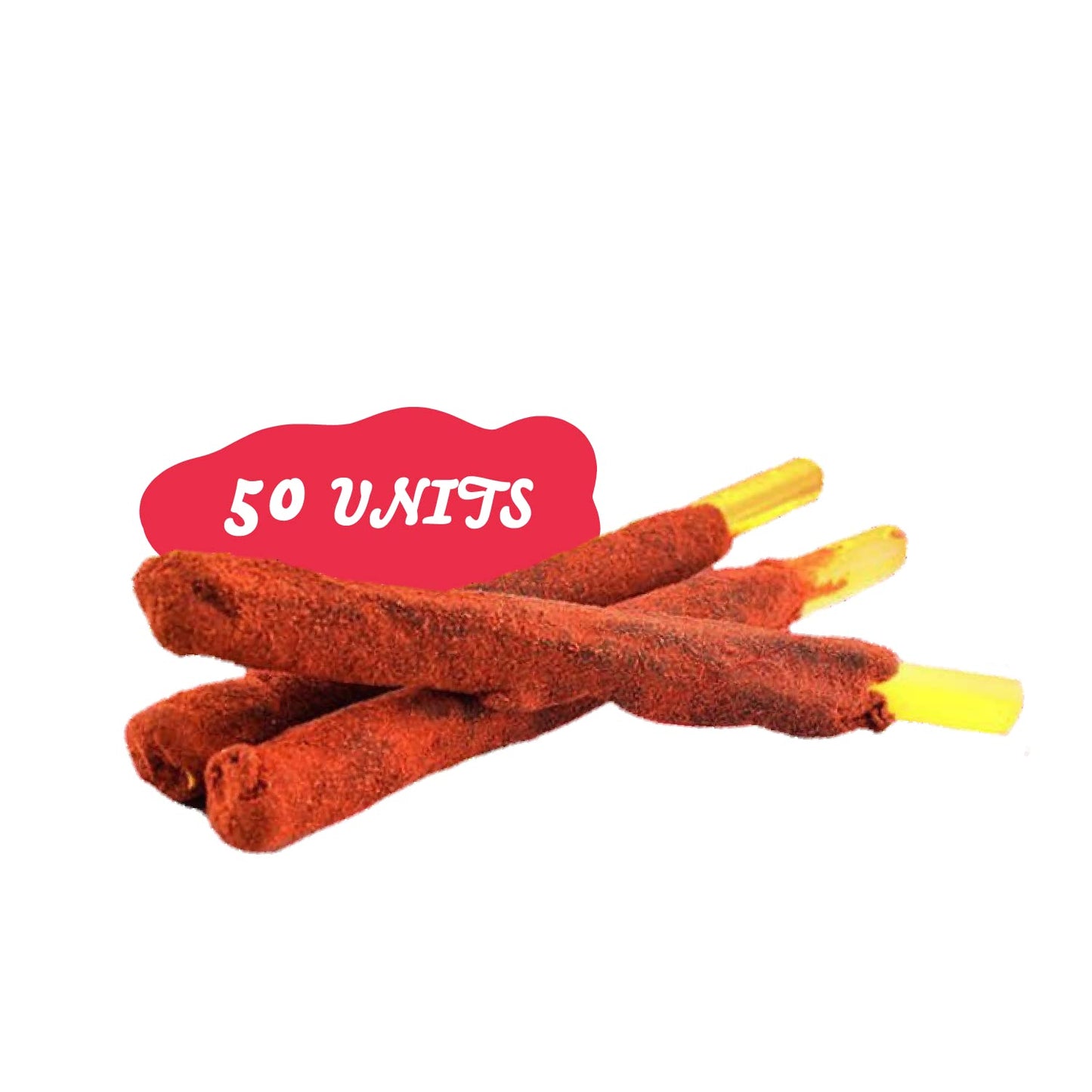 Betamex Tamarrico Candy Tamarind Flavor Sticks 50 Pcs 1Kg/2.2Pounds - Mexican Candy - Chili And Natural Tamarind - Spicy Flavor