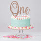 One Cake Topper Rose Gold Glitter First Birthday Cake Topper, One Birthday Cake Topper Rose Gold 1St Birthday Girl Cake Topper F