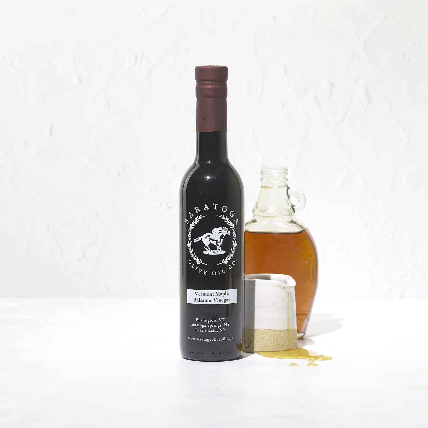 Saratoga Olive Oil Company Vermont Maple Dark Balsamic Vinegar 750ml (25.4oz)