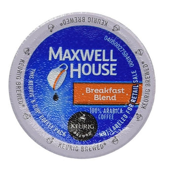 Maxwell House Breakfast Blend Coffee, K-Cup Pods,100 Count