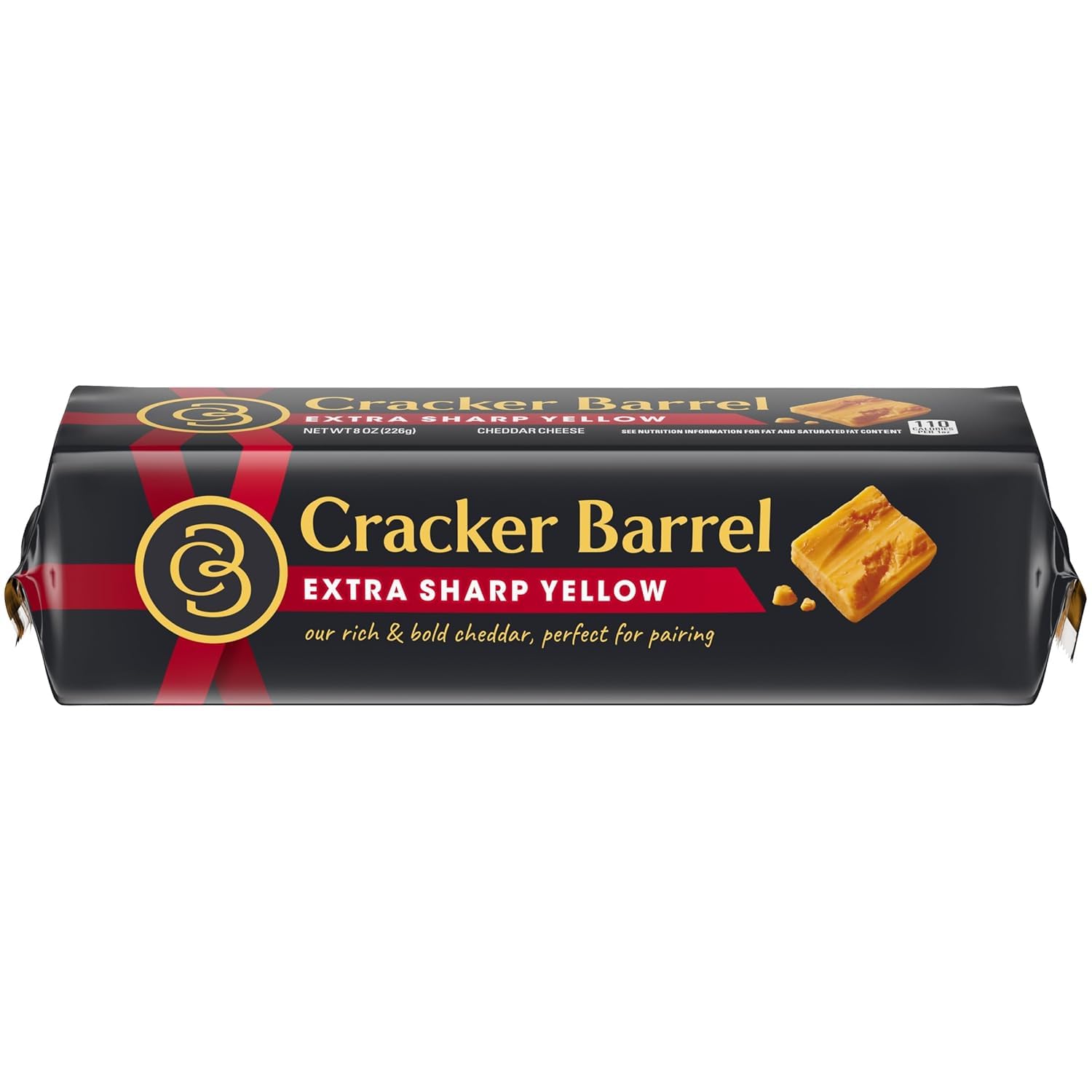 Cracker Barrel Extra Sharp Cheddar Cheese Chunk 8 oz Pack of 3