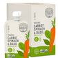 Serenity Kids 6+ Month Organic Veggie Puree Baby Snacks Pouches - Carrot, Spinach & Basil - No Sugar Added, Bpa Free & Allergen Free Baby Puree Pouches - 3.5 Oz, 6 Pack